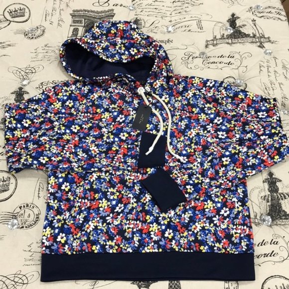 Rag & Bone Floral Drawstring Hoodie - Picture 5 of 11